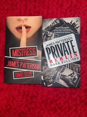 James Patterson Paperback 2 Book Bundle - Mistress & Private Berlin -